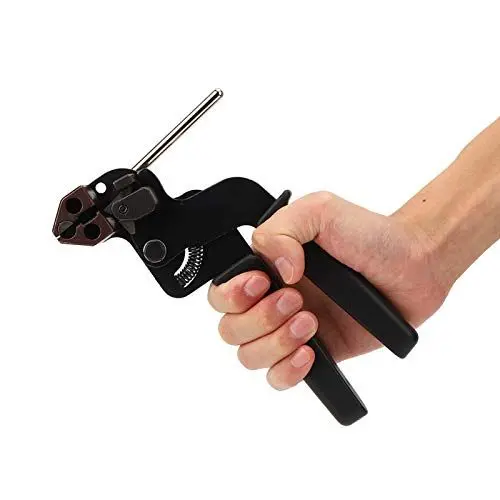 Produktbild: Ejoyous Kabelbinderzange Kabelbinderpistole aus Edelstahl mit Schneidefunktion zum Verriegeln und Schneiden der Kabelbinder aus Edelstahl, Kabelbinderwerkzeug
