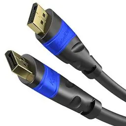 Produktbild: KabelDirekt – 4K DisplayPort Kabel – 5 m – DP Kabel, in Deutschland entwickelt – Erhältlich in 0,5-10 m (Display Port Monitor Kabel für PC/Laptop, 4K@60Hz, Gaming bei 144Hz, Dolby Audio, schwarz)