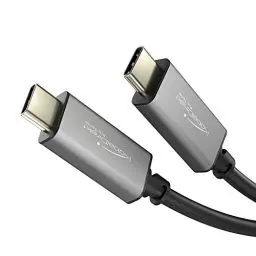 Produktbild: KabelDirekt – USB-C-Kabel – 1m (USB 3.2 Gen 2, Video- und Datenübertragung, Ladekabel zur Stromversorgung bis PD 4 (60 W), Integrierter Chip)
