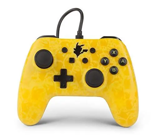 Produktbild: Kabelgebundener PowerA Pokémon-Controller für Nintendo Switch – Pikachu-Umriss