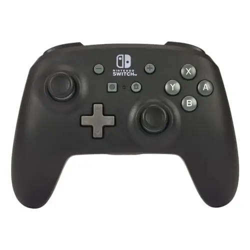 Produktbild: Kabelloser PowerA-Controller für Nintendo Switch - Mitternacht, Nintendo Switch OLED-Modell, Nintendo Switch Lite, Gamepad, Spiele-Controller, Bluetooth-Controller, Offiziell Lizenziert