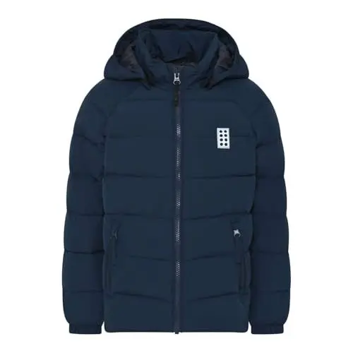 Produktbild: Kabooki Jungen LWJIPE 704-Winterjacke Jacke, Dunkle Navy, 92