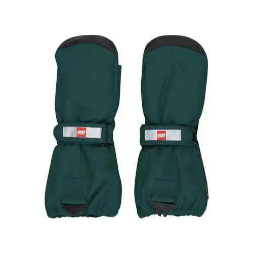Produktbild: Kabooki Unisex LWATLIN 706-MITTENS W/MEM. Fäustlinge, Dark Green, 110/116