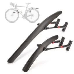 Produktbild: Kadacha Fahrrad Schutzblech Set,Universal Schnelle Demontage Fahrrad spritzschutz aus Hochleistungskunststoff für 24-29 Zoll Fahrrad Schutz vor Spritzwasser (Rennrad)