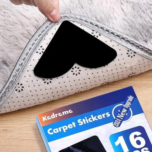 Produktbild: Kadrama 16er Pack Antirutschmatte FüR Teppich Antirutschunterlag Rutschmatte Rutsch Stop Antirutsch Pads, Anti Rutsch Teppichunterlage Pads rutschfest, Teppichunterlage rutschfest