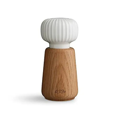 Produktbild: Kähler Mühle H14 cm Hammershøi handlich dänisches Design Gewürzmühle, weiss