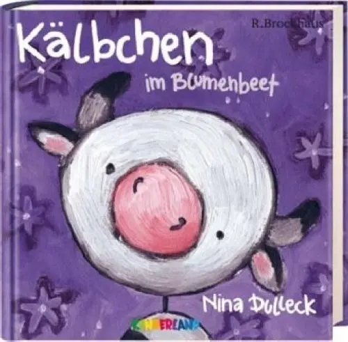 Produktbild: Kälbchen im Blumenbeet