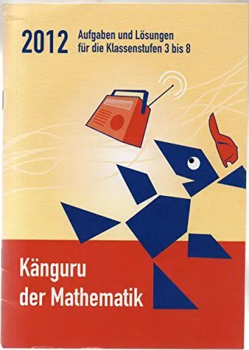Produktbild: Känguru der Mathematik 2012 Klassenstufen 3 bis 8