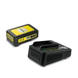 Produktbild: Kärcher 18 V Starter Kit 18/25, 18 V/2,5 Ah Akku mit Schnellladegerät, Lithium-Ionen-Akku, Ladezeit: in weniger als 1,5 Stunden zu 100 % aufgeladen, für alle Geräte der 18 V Battery Power Plattform