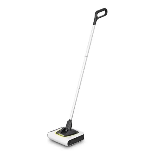 Produktbild: Kärcher Akku-Besen KB 5, elektrischer Besen für die schnelle Bodenreinigung, Lithium-Ionen-Akku, Akkulaufzeit: bis zu 30 min, Schmutzbehälter: 370 ml, flexibles Doppelgelenk, intuitive Bedienung