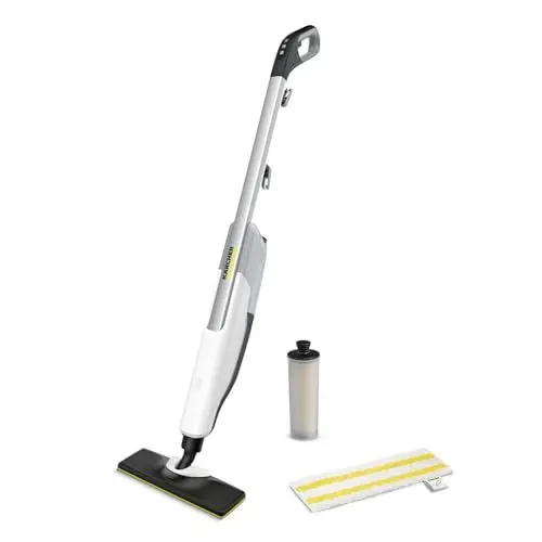 Produktbild: Kärcher Dampfreiniger SC 2 Upright, Aufheizzeit: 30 s, Flächenleistung: ca. 50 m², Tank: 0,4 l, Heizleistung: 1600 W, mit Bodendüse EasyFix, Mikrofaser-Bodentuch und Entkalkungskartusche