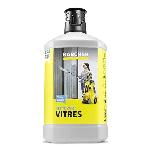 Produktbild: Kärcher Glass Finisher 3-in-1 RM 627, 1 l, Schutz vor Wiederverschmutzung, für Hochdruckreiniger, zur Reinigung großer Glasflächen, bis zu 30 % Zeitersparnis