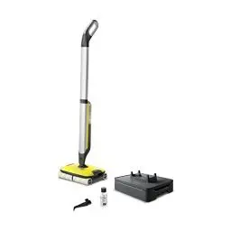 Produktbild: Kärcher Hartbodenreiniger FC 7 Cordless - elektrischer und kabelloser Bodenwischer für 135 qm - müheloses Reinigen bei nur 71 dB in einem Arbeitsgang, Gelb