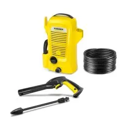 Produktbild: Kärcher Hochdruckreiniger K 2 Universal Edition, Druck: max. 110 bar, Fördermenge: 360 l/h, Flächenleistung: 20 m²/h, Wasserfilter, Gewicht: 3,8 kg, Hochdruckschlauch und -Pistole, Dreckfräser