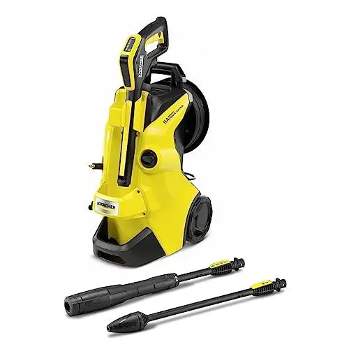 Produktbild: Kärcher Hochdruckreiniger K 4 Premium Power Control: Clevere App-Unterstützung - die passende Lösung für stärkere Verschmutzungen - inkl. Schlauchtrommel