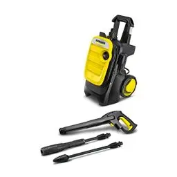Produktbild: Kärcher Hochdruckreiniger K 5 Compact, Druck: max. 145 bar, Durchfluss: max. 500 l/h, Flächenleistung: 40 m²/h, Wasserfilter, Gewicht: 12 kg, Hochdruckschlauch und -pistole, Dreckfräser, Strahlrohr