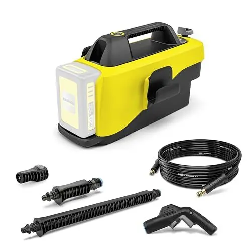 Produktbild: Kärcher Mobile Outdoor Cleaner OC 6-18 (Mitteldruck 24 bar, Flexschlauch 4m, ohne Akku und ohne Schnellladegerät) Gelb