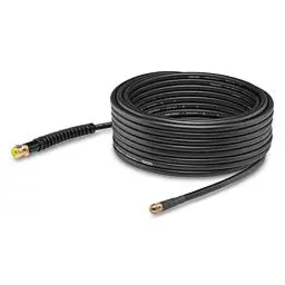 Produktbild: Kärcher Rohrreinigungsset PC 15 für Hochdruckreiniger (Länge: 15 m, kurze Messingdüse, Knickschutz, 4 nach hinten gerichtete Hochdruckstrahlen)