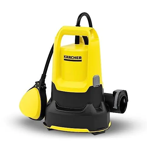 Produktbild: Kärcher SP 9.000 Flat flachsaugende Tauchpumpe, Fördermenge: 9.000 l/h, Eintauchtiefe: max. 7 m, für Schmutzwasser mit Partikeln bis zu einer Größe von 5 mm, Restwasserhöhe: 1 mm, Druck: 0,6 bar