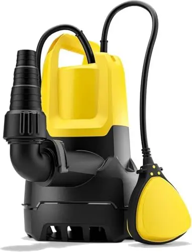 Produktbild: Kärcher SP 9.500 Schmutztauchpumpe für Abwasser, Wasserleistung 9.500 l/h, Tauchtiefe bis 6 m, für Abwasser mit Partikeln bis zu 20 mm Größe, Restwasserhöhe 25 mm, Druck 0,6 bar