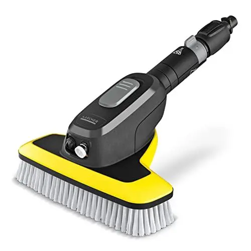 Produktbild: Kärcher WB 7 Plus 3-in-1 Waschbürste, 3 Funktionen: Schaumdüse, Hochdruck-Flachstrahldüse, weiche Bürste, originales Zubehör für die Kärcher Hochdruckreiniger K 2-K 7