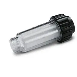 Produktbild: Kärcher Original Wasserfilter, zum Schutz der Hochdruckreiniger-Pumpe, auswaschbar, Erhöhung der Lebensdauer des Hochdruckreinigers, anthrazit