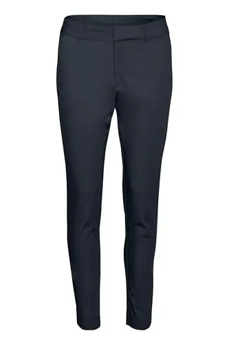 Produktbild: KAFFE Women's Trousers Cropped Length Slim Fit Mid Rise Regular Waist