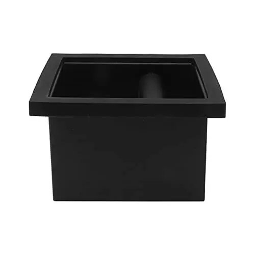 Produktbild: Kaffee-Abklopfbox, Kaffeebehälter, Kaffee-Abklopfbehälter, Kaffeesatz-Box, Kaffeesatz-Auffangbehälter, Kaffee-Boden-Abklopfbox, Rutsche aus Edelstahl, Eingebauter, Bodenloser Klopfschlacke-Eimer für Z