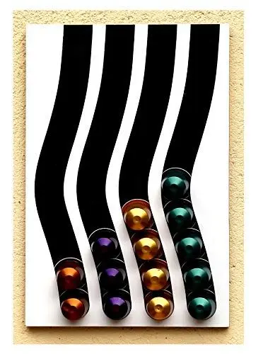 Produktbild: Cafedeco Kaffee-Kapselhalter Kapselspender nur für Nespresso-Kapseln (4N)