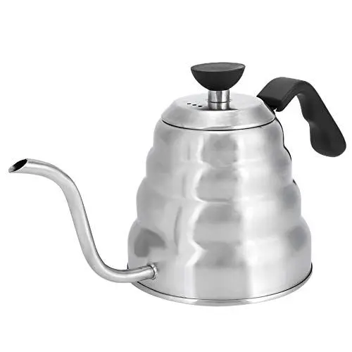 Produktbild: Kaffeekessel, Edelstahl Haushalt Kaffee Tropf Schwanenhals Wasserkocher Topf Übergießen Kaffee Wasserkocher Teekanne Edelstahl Teekanne Kaffeekanne (1200 ml)