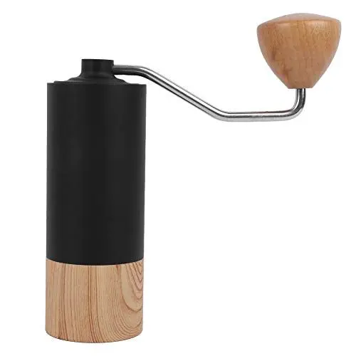 Produktbild: Kaffeemühle, manuelle Kaffeemühle, Edelstahl-Kaffeemühle, Gewürzmühle mit einstellbarer Einstellung für Samen, Bohnen, Nüsse, Kräuter, Pfefferkörner(01#)