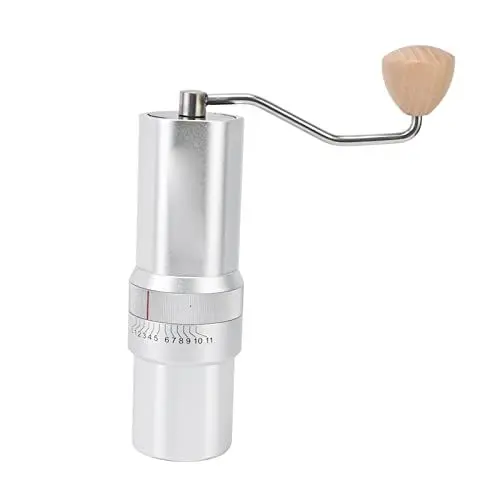 Produktbild: Kaffeemühle, tragbare manuelle Kaffeemühle, Kapazität 30 g, Gewürzmühle für Samen, Bohnen, Nüsse, Kräuter, Pfefferkörner(01#)