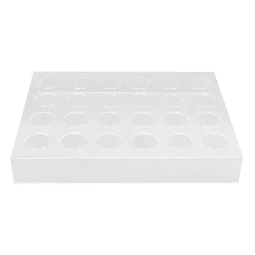 Produktbild: Kaffeepad-Schubladenhalter, Ablageschale für 24 Pads, transparentes Acryl, U-förmiger Kaffeekapsel-Organizer, Küchenarbeitsplatte