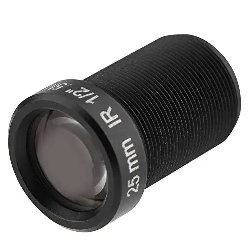 Produktbild: Kafuty CCTV Kameraobjektiv,5 Millionen Pixel HD Sicherheits WiFi Kameraobjektiv mit 25 mm Brennweite, m12 25mm Lens für Nachtsicht, für Gopro, Firefly usw