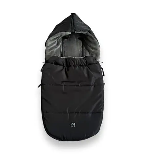 Produktbild: Kaiser 6538525 Babyschalenfußsack Hoody, schwarz