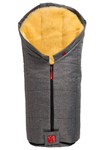 Produktbild: Kaiser 6720470 Lammfellfußsack Iglu, anthrazit melange