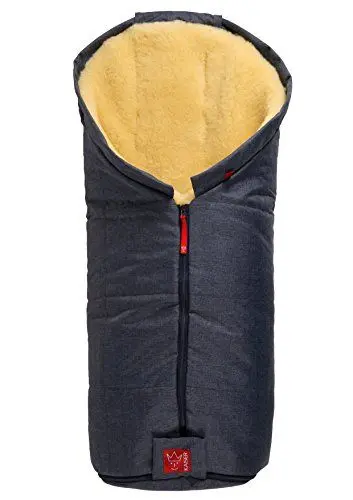 Produktbild: Kaiser 6720472 Lammfellfußsack Iglu melange, marine