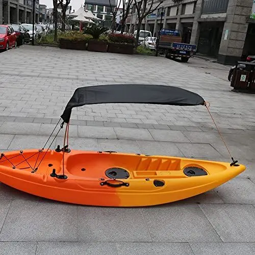 Produktbild: Kajak-Sonnenschutz, Sonnenmarkise, Bootszelt, Segelboot, Baldachin, Zubehör für Einzelkajak, Kanu, 125 x 110 cm