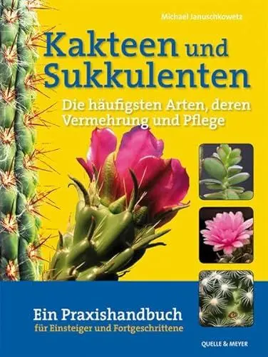 Produktbild: Kakteen und Sukkulenten - Die häufigsten Arten, deren Vermehrung und Pflege: Ein Praxishandbuch für Einsteiger und Fortgeschrittene