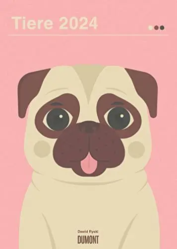Produktbild: Kal. 2024 Dawid Ryski: Tiere
