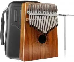Produktbild: Kalimba 17 Schlüssel Kalimba Daumenklavier mit Tragetasche, Kalimba Professional Finger Daumen Klavier,Studienführer für Kinder, Anfänger, Geschenke für Muttertag Kindertag