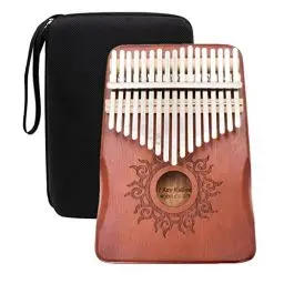 Produktbild: Kalimba Daumenklavier 17 Schlüssel - Kalimba Thumb Piano Instrument Finger Klavier Musikinstrument Geschenk mit Tragetasche für Kinder Anfänger