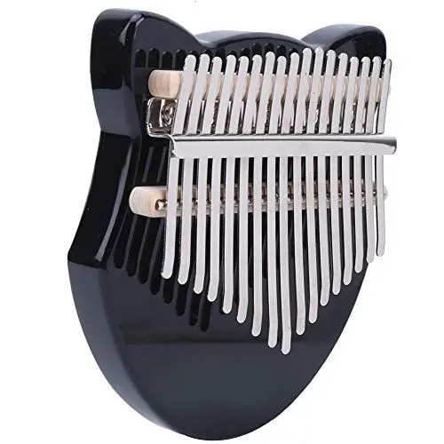 Produktbild: Kalimba-Daumenklavier mit 17 Tasten, Kalimba mit Zubehör-Geschenkbox, Ideal für Liebhaber von Musik-Tasteninstrumenten (BLACK)
