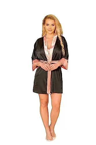 Produktbild: Kalimo Women's Ampat Dressing Gown, Black, 36
