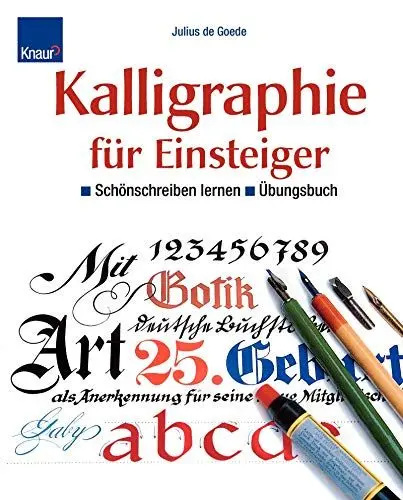 Produktbild: Kalligraphie für Einsteiger - Übungsbuch