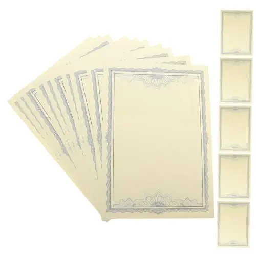 Produktbild: KALLORY Bedruckbares Blanko-zertifikatpapier 15 Blatt Ehrendiplompapier Zum Drucken