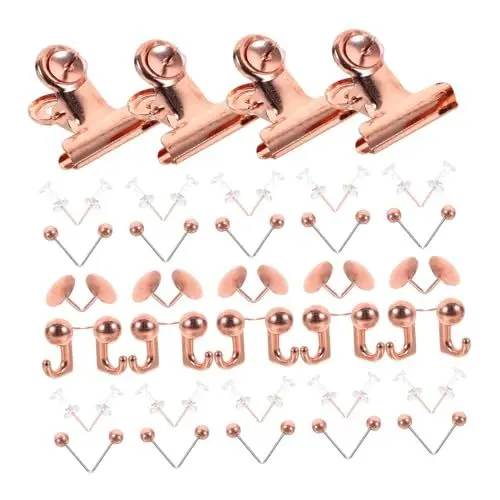 Produktbild: KALLORY Metall-reißzwecken-Set – Korktafel-zubehör Kreative Pinnwände -pinnwand-Karten-Push Für Die Bürodekoration