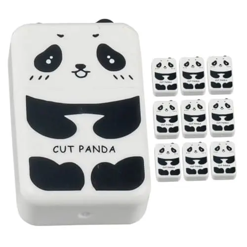 Produktbild: KALLORY 10stücke Teiliges Panda Radiergummis Kreative Multifunktionale Radierer Für Schüler Dekorative Bleistift Radierer Für Skizzen Und Schreiben