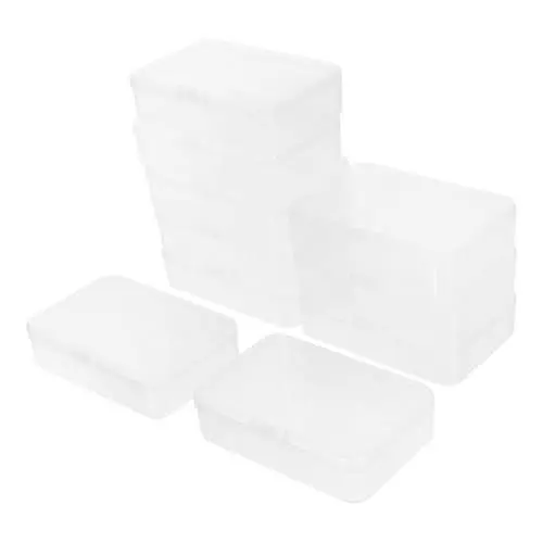 Produktbild: KALLORY Sammelkarten Aufbewahrung Sortierboxen 1 Satz Poker- Karten Aufbewahrung Kartenaufbewahrung Kartenbox Transparente Für Karten Card Box Kartenspeicher Spielkartenetui Für Zu Hause Pp 10st