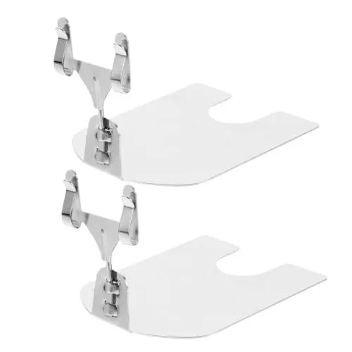 Produktbild: KALLORY Tischkartenhalter 2st Platzkartenhalter Visitenkartenständer Tischkartenständer Kartenspeicher Fan-shop Kartenhalter Für Den Schreibtisch Warenanhängerhalter Tischnummernhalter Silver Metall